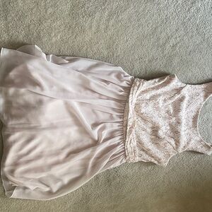 Speechless Light Pink Lace Dress
